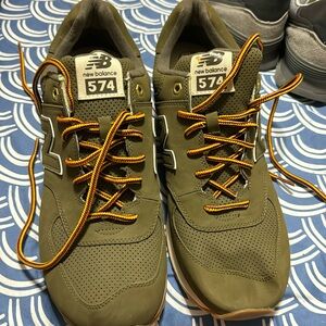 New Balance 574 dark green shoes size 13 men’s